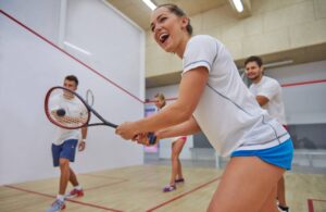 team playing squash in vancouver